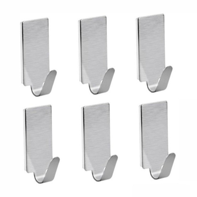 Kitchen Appliances Holder - 5 Ganchos Autoadhesivos de Acero Inoxidable,