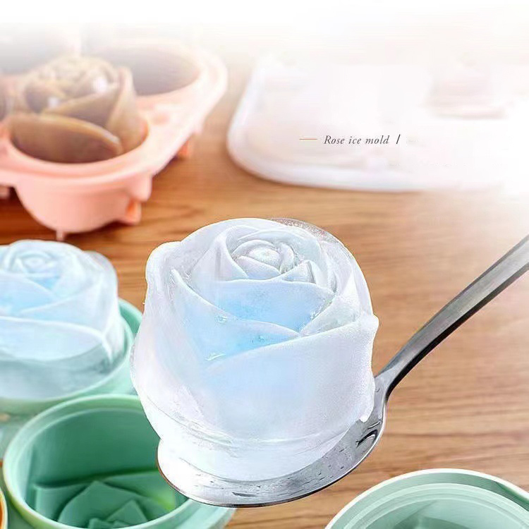 Kitchen Appliances Holder - Moldes de hielo de rosas 3D,