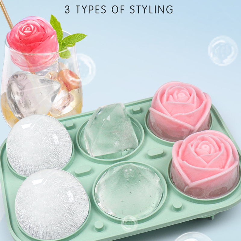 Kitchen Appliances Holder - Moldes redondos para cubitos de hielo