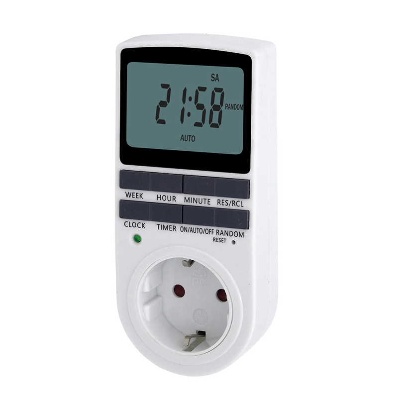 Kitchen Appliances Outlet - Temporizador Digital interruptor electrónico 12/24 horas