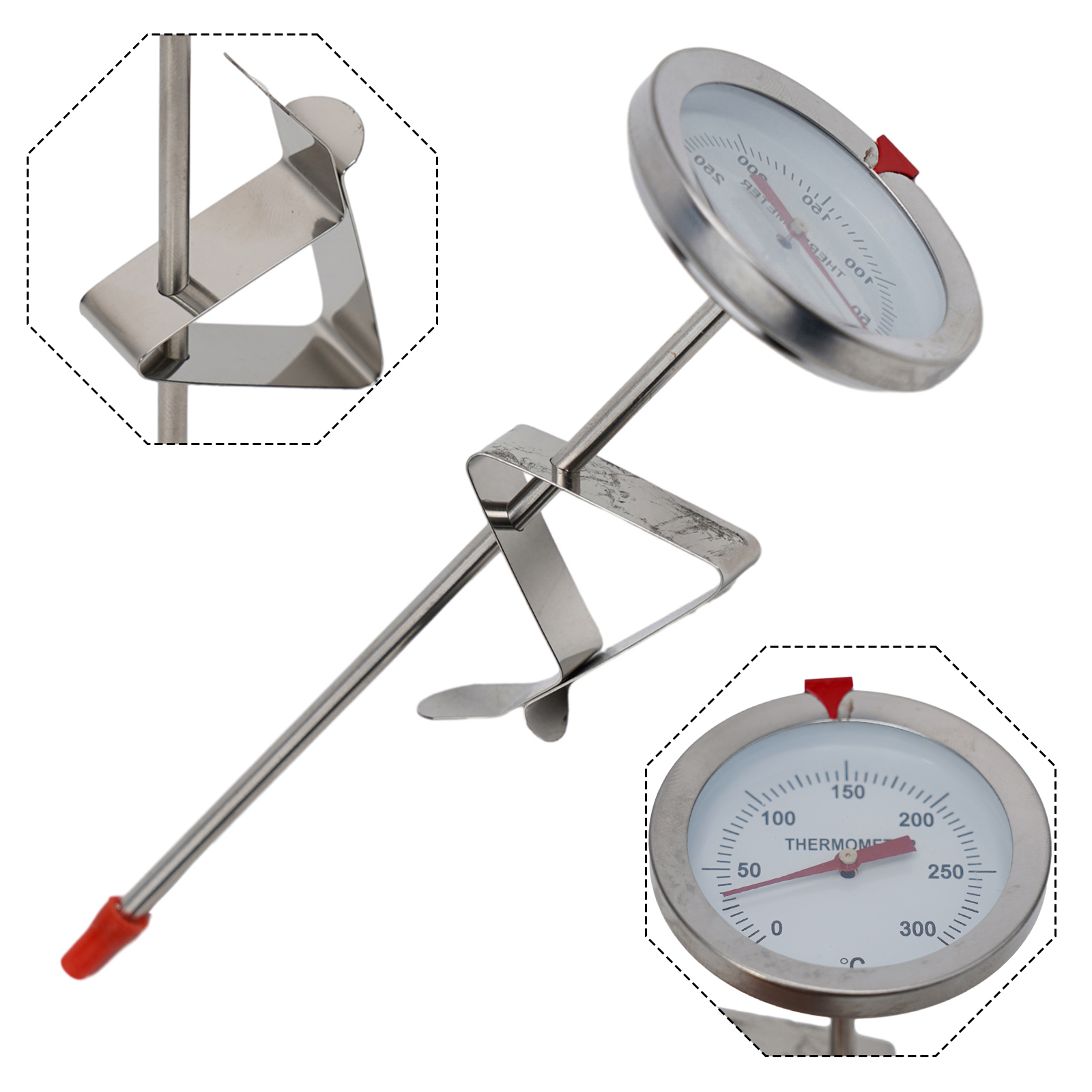 Kitchen Appliances For Cooking - Termómetro de sonda de acero inoxidable,
