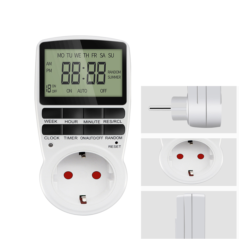 Kitchen Appliances Outlet - Temporizador Digital interruptor electrónico 12/24 horas