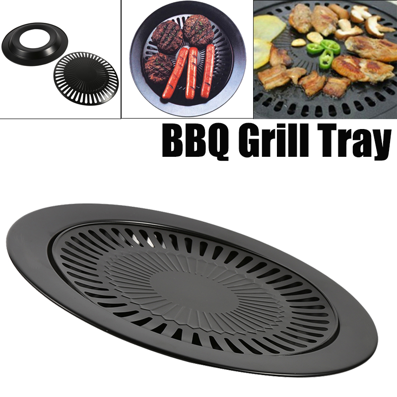 Fondue Set Electric - Parrilla de barbacoa sin humo, sartén