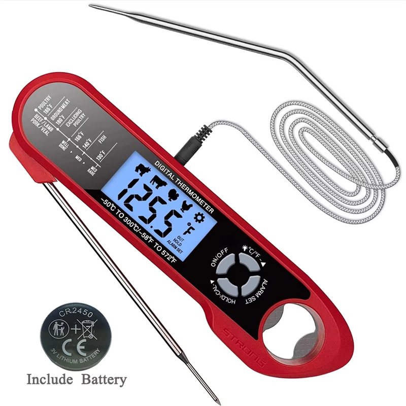 Kitchen Appliances For Cooking - Termómetro para carne con doble sonda,