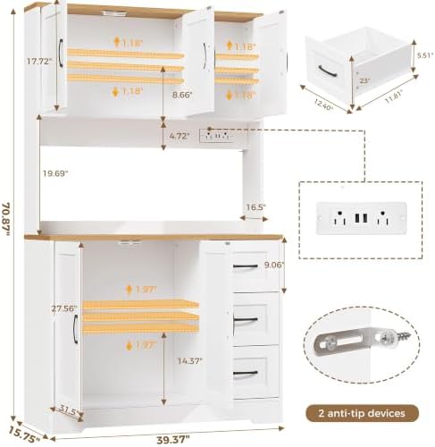 Armario de Cocina Alto con LED - Kitchen Appliances Outlet reseña y precio