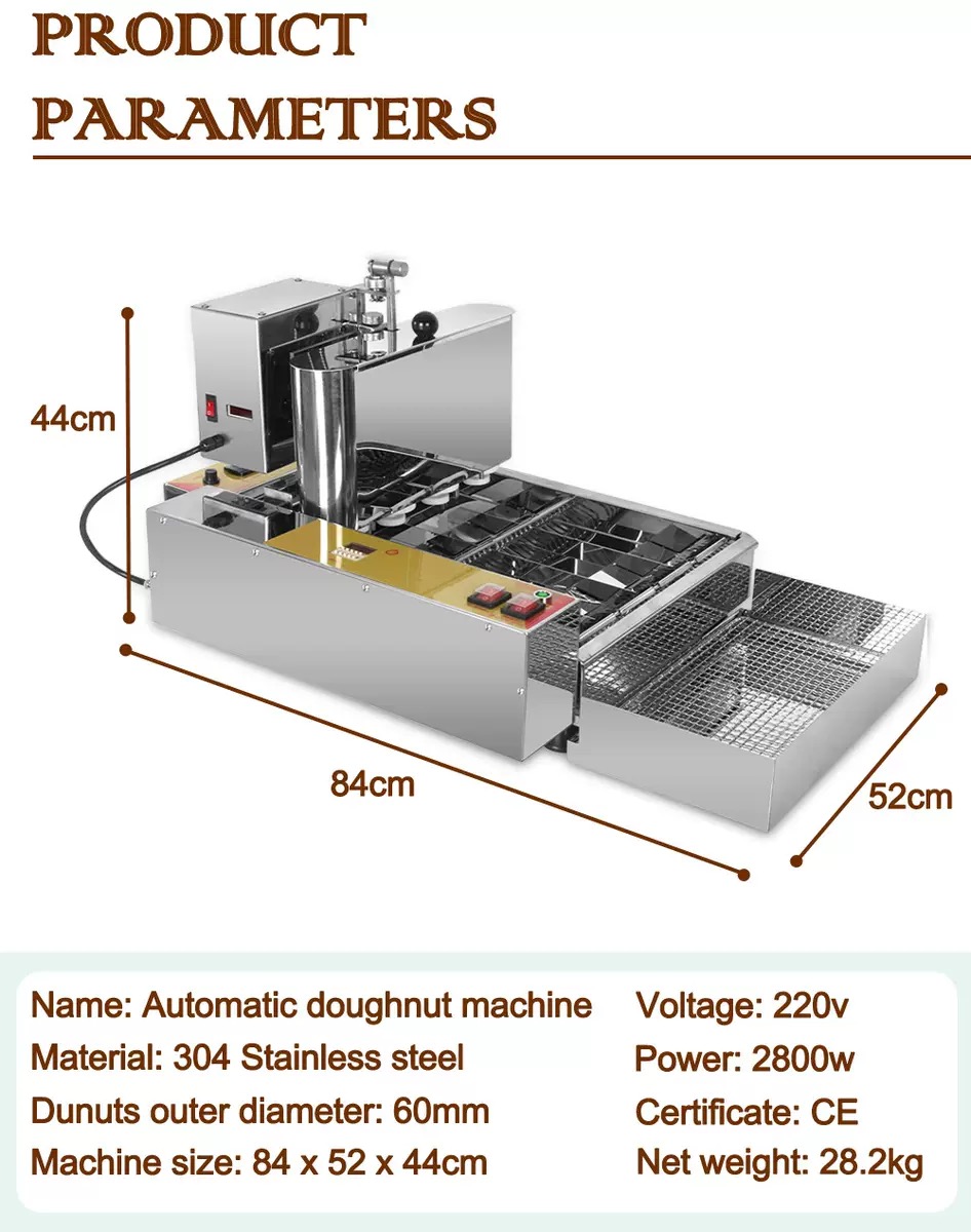 Mini freidora automática comer - Donut Maker Mini reseña y precio