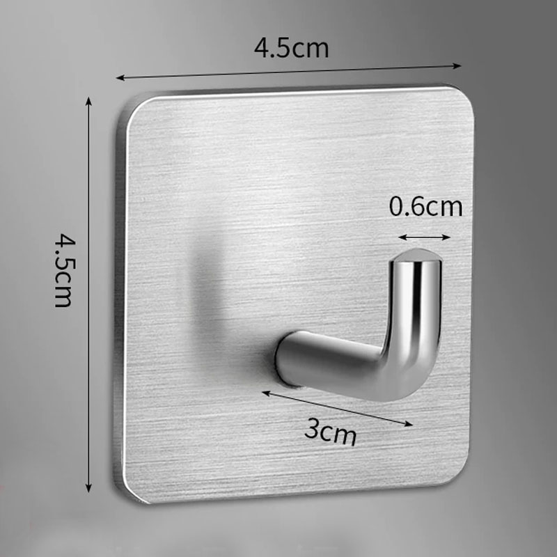 Gancho Adhesivo de Acero Inoxi - Kitchen Appliances Holder reseña y precio