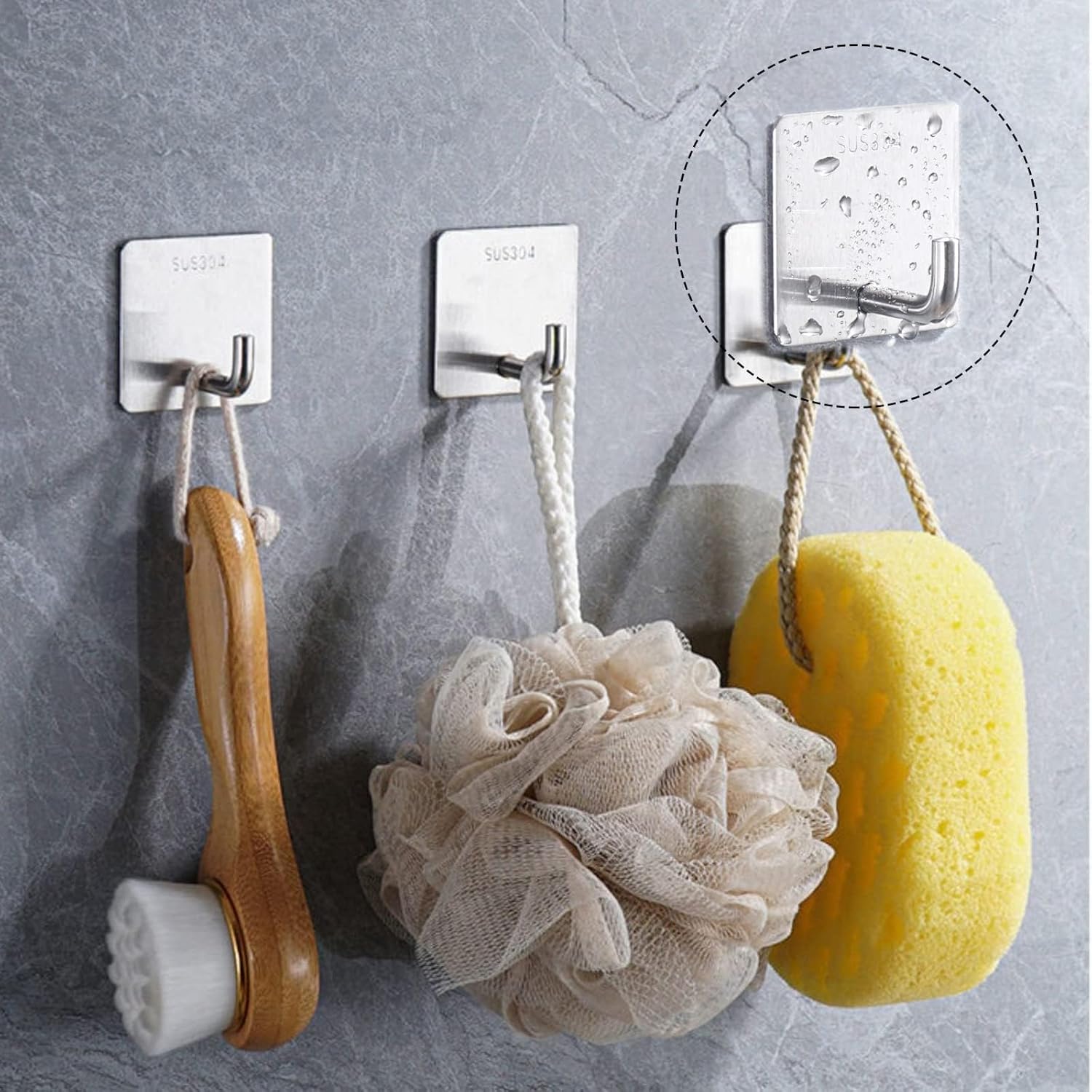 Gancho Adhesivo de Acero Inoxi - Kitchen Appliances Holder reseña y precio