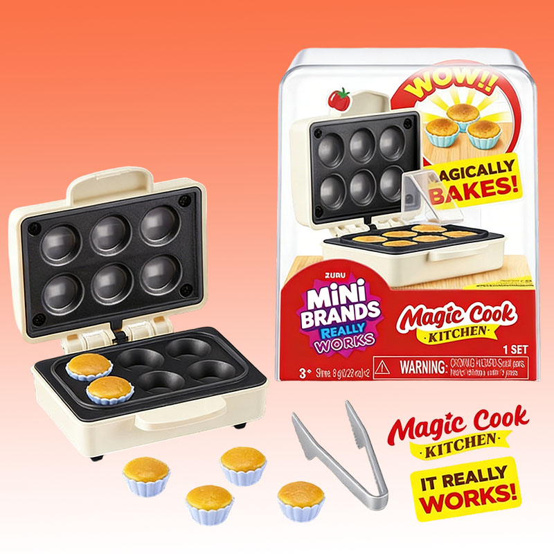 ZURU Mini Brands Magic Cook Ki - Kitchen Appliances For Cooking reseña y precio