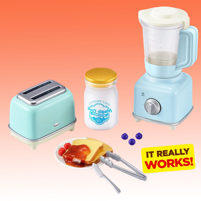 ZURU Mini Brands Magic Cook Ki - Kitchen Appliances For Cooking reseña y precio