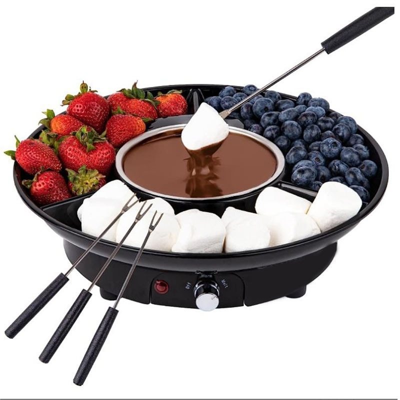 Juego de olla eléctrica para f - Fondue Set Electric reseña y precio