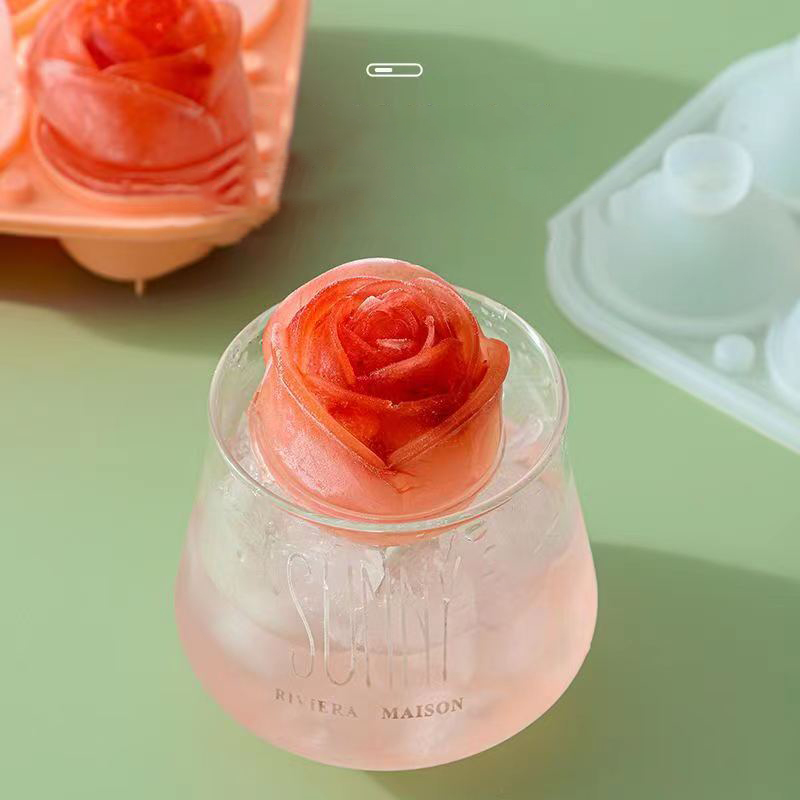 Moldes de hielo de rosas 3D, b - Kitchen Appliances Holder reseña y precio