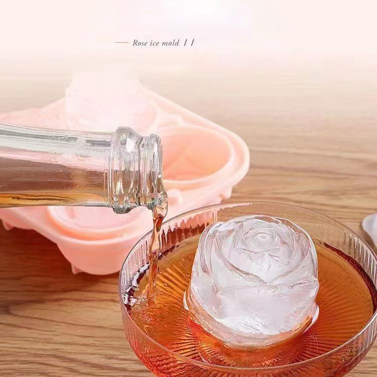 Moldes de hielo de rosas 3D, b - Kitchen Appliances Holder reseña y precio
