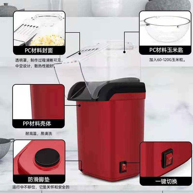 Máquina Compacta Eléctrica par - Air Popcorn Maker reseña y precio
