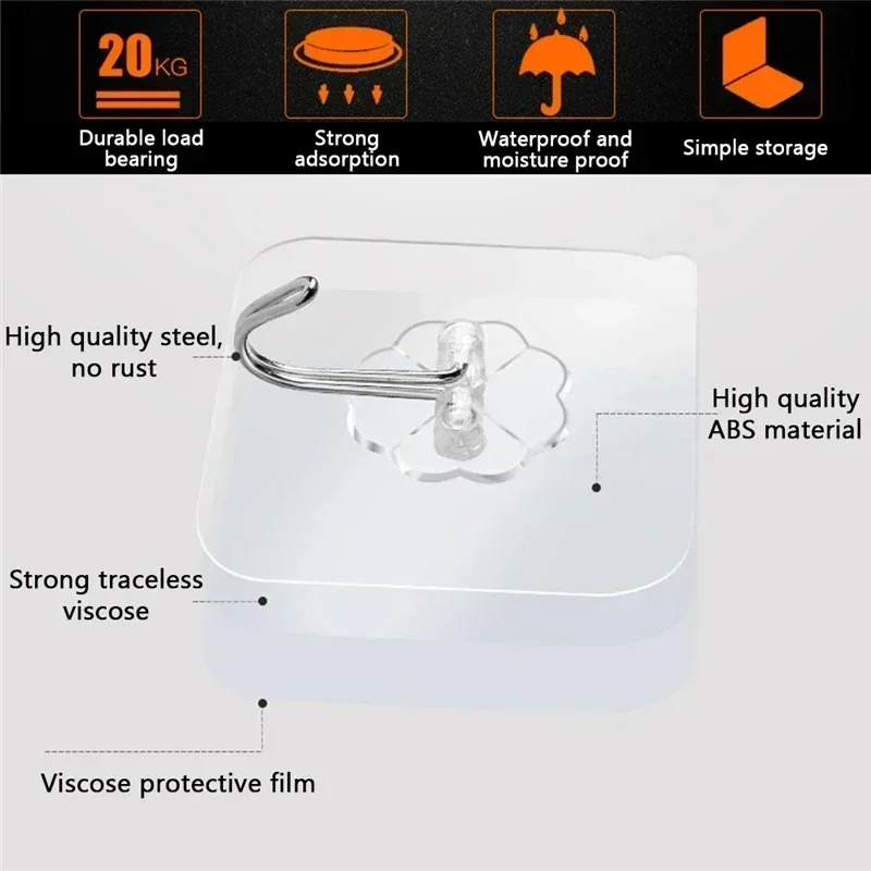Ganchos autoadhesivos de acero - Kitchen Appliances Holder reseña y precio