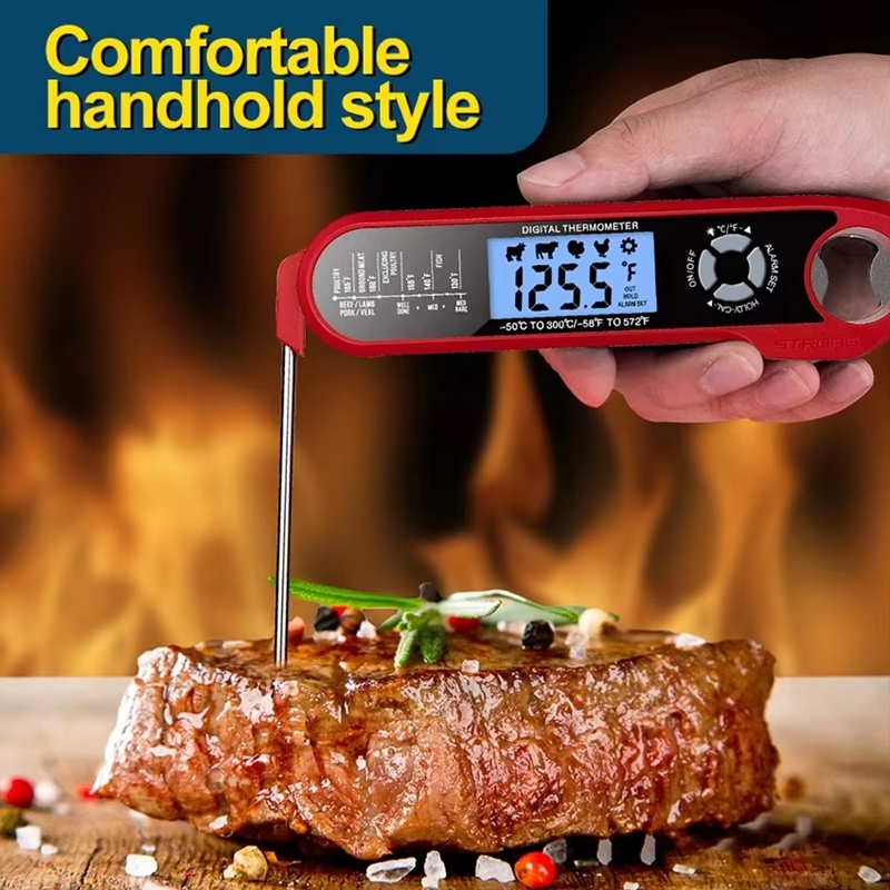 Termómetro para carne con dobl - Kitchen Appliances For Cooking reseña y precio