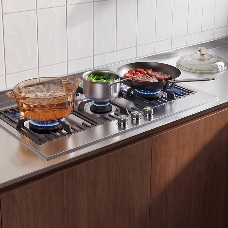 Estufa de Gas de Acero Inoxida - Kitchen Appliances Built In reseña y precio